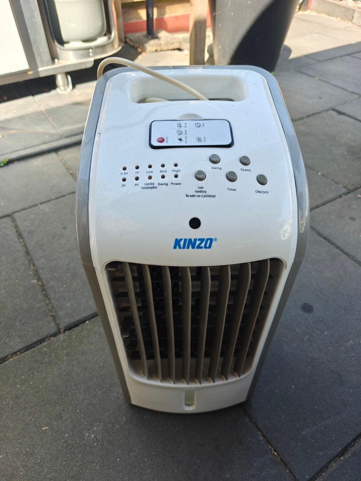 Kinzo Cooler - Mobiele cooler met Afstandsbediening, Witgoed en Apparatuur, Airco's, Ophalen, Minder dan 60 m³, 3 snelheden of meer