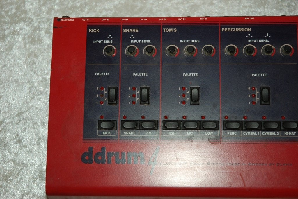 Ddrum Module 4 inclusief setje triggers en kabels  <26260931, Ddrum, Gebruikt, ., Drums of Percussie