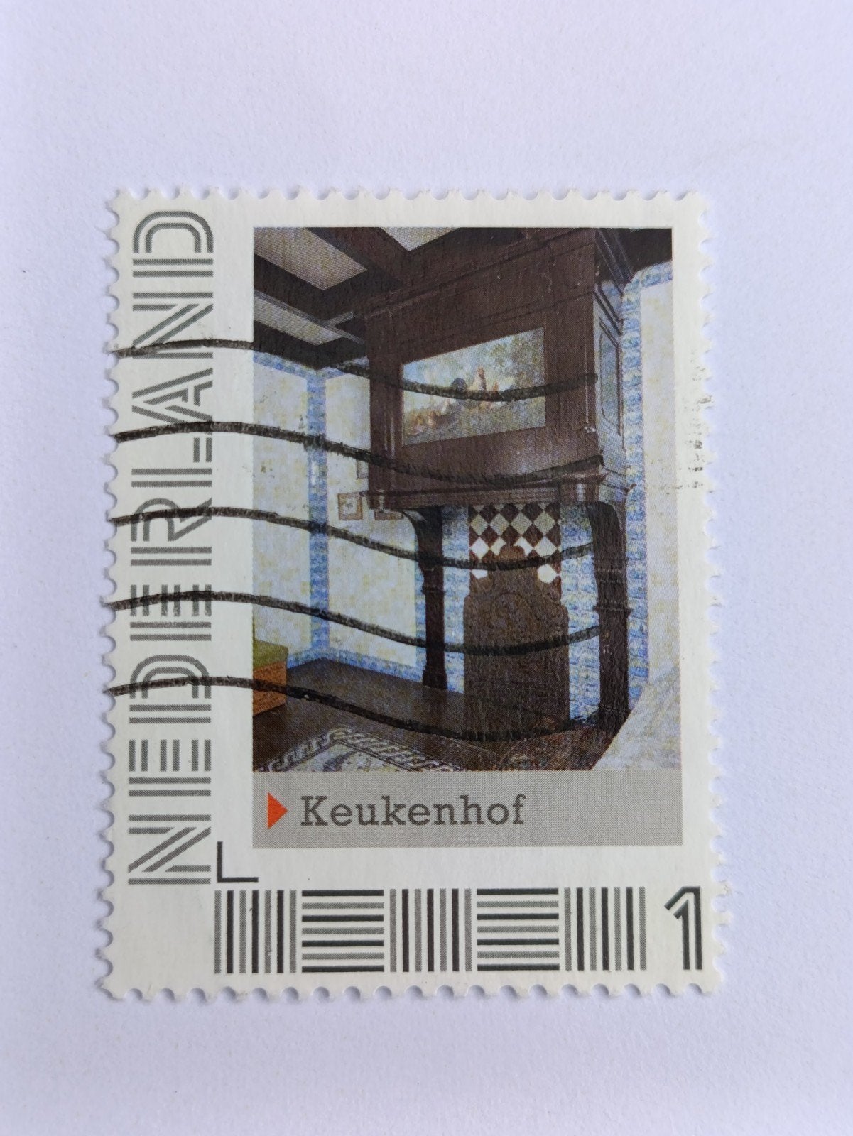 Persoonlijke postzegel Keukenhof - Gestempeld, Ophalen of Verzenden, Na 1940, Gestempeld
