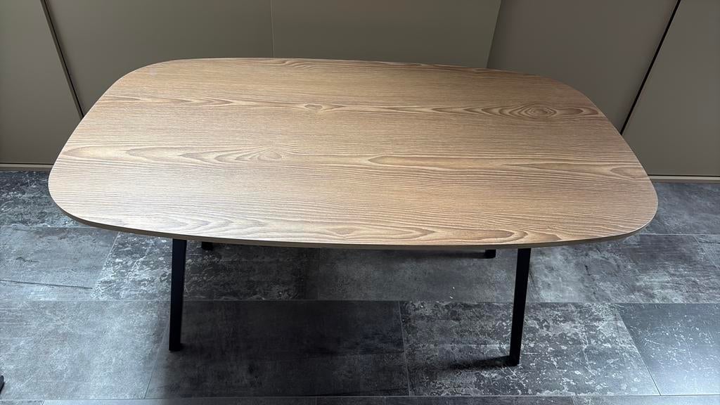 Salontafel deens ovaal verjongd, Ophalen, 100 tot 150 cm, 50 tot 100 cm, Zo goed als nieuw
