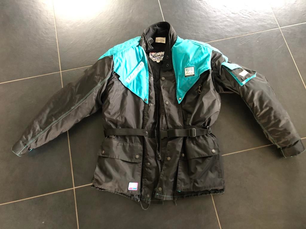 Vintage Motoline by Difi motorjas textiel XL, Motoren, Kleding | Motorkleding, Ophalen, Tweedehands, Heren, Jas | textiel