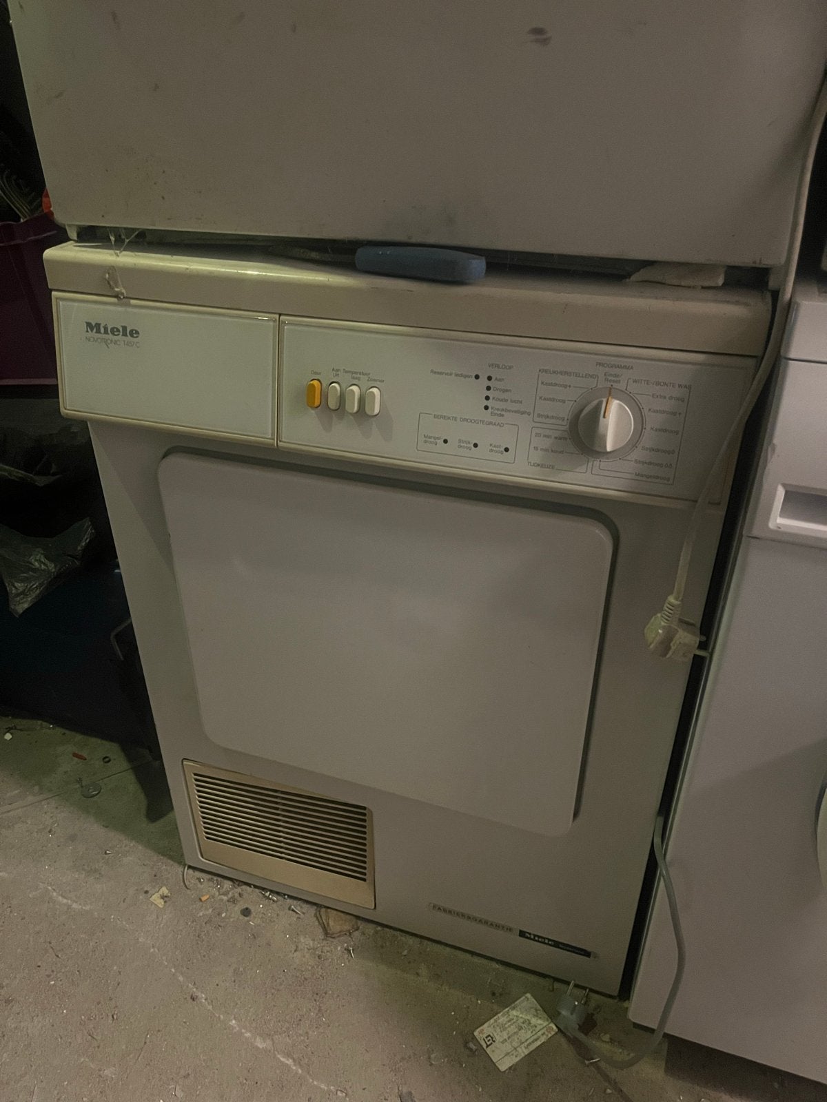 Miele T430C Condensdroger, Ophalen, 6 tot 8 kg, Gebruikt, Voorlader