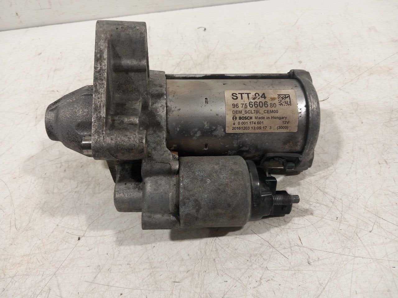 Startmotor Peugeot 208, Onderdelen@venauto.nl, Van der Ven Autorecycling B.V., Gebruikt, Ettenseweg 76, 4706 PB Roosendaal, The Netherlands