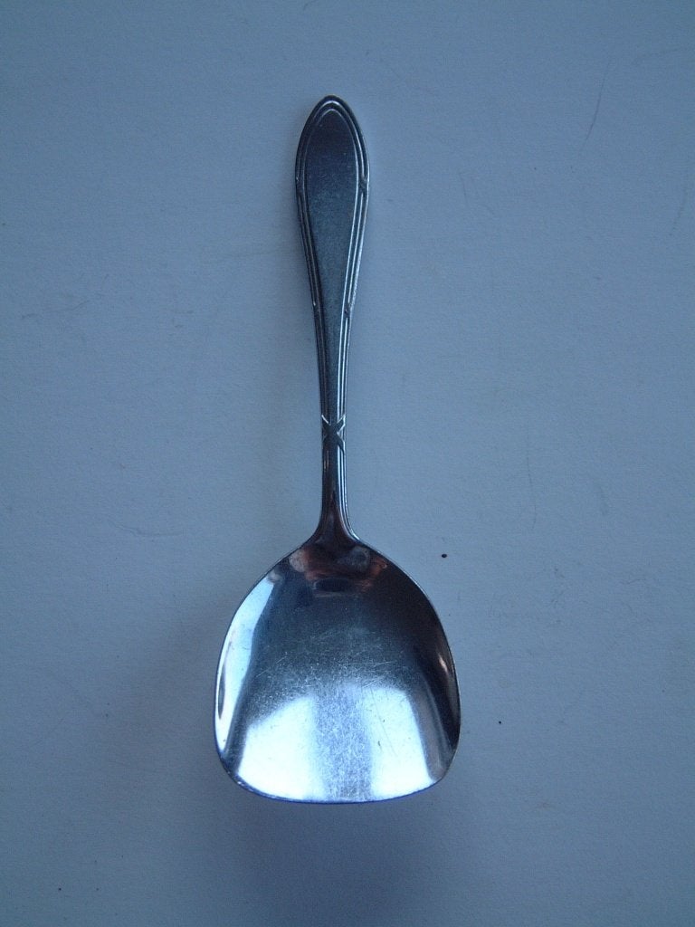 oude mooi suikerschep schep silplata, Ophalen of Verzenden