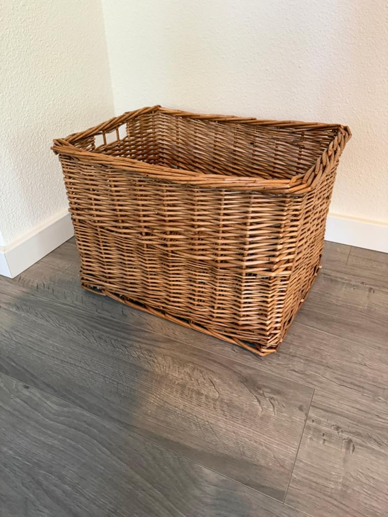 Rieten mand Dille&Kamille wilgentenen, Huis en Inrichting, Mand, Ophalen of Verzenden, Zo goed als nieuw, Riet