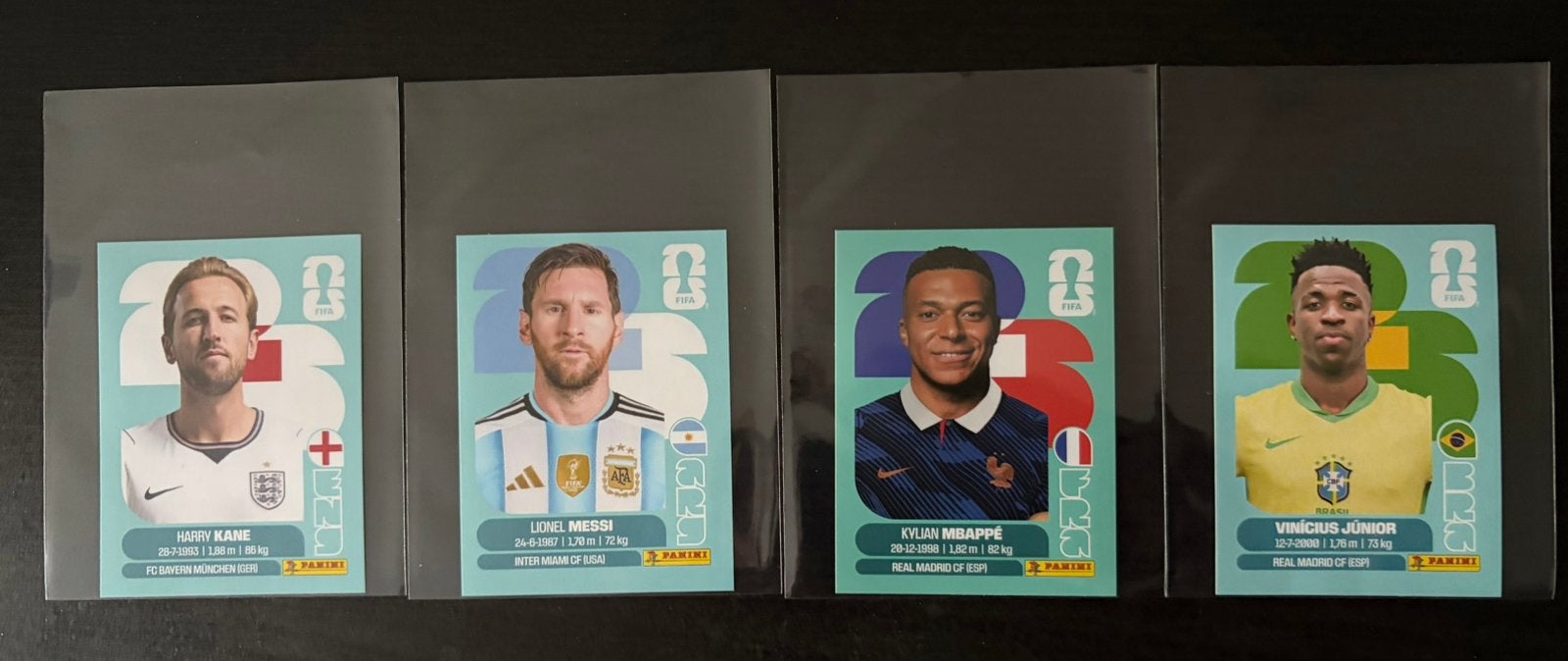 Panini WK 2026 Kane, Messi, Mbappé en Vinicius jr., Hobby en Vrije tijd, Stickers en Plaatjes, Ophalen of Verzenden, Nieuw, Plaatje