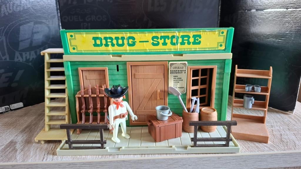 Playmobil: Vintage drugstore, Ophalen of Verzenden, Gebruikt