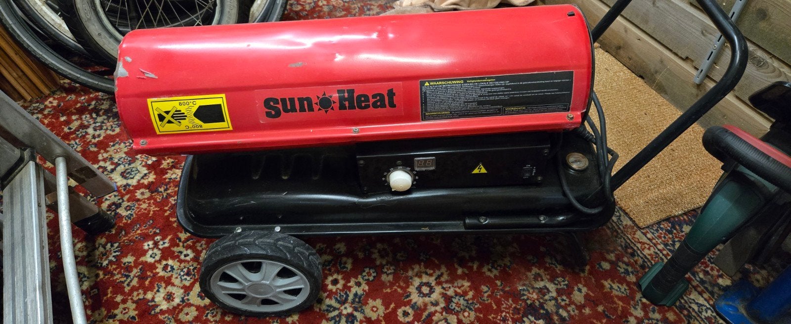 diesel heater., Doe-het-zelf en Verbouw, Ophalen, 30 tot 80 cm, Kachel, Zo goed als nieuw
