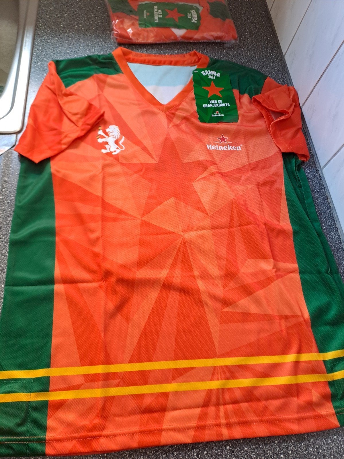Heineken Oranje WK Shirt Samba 2014 - Nieuw met kaartje, Ophalen of Verzenden, Nieuw, Kleding, Heineken