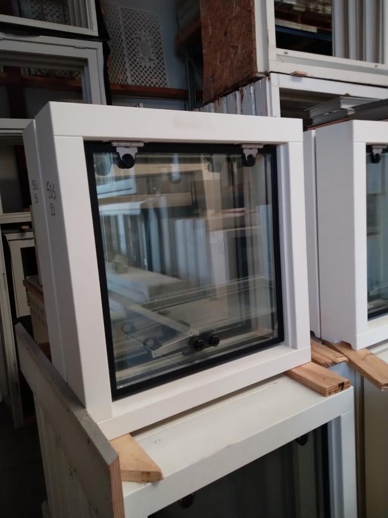 Kozijn met uitzet raam dubbele beglazing, Gevelraam of Ruit, Minder dan 80 cm, Minder dan 80 cm, Nieuw