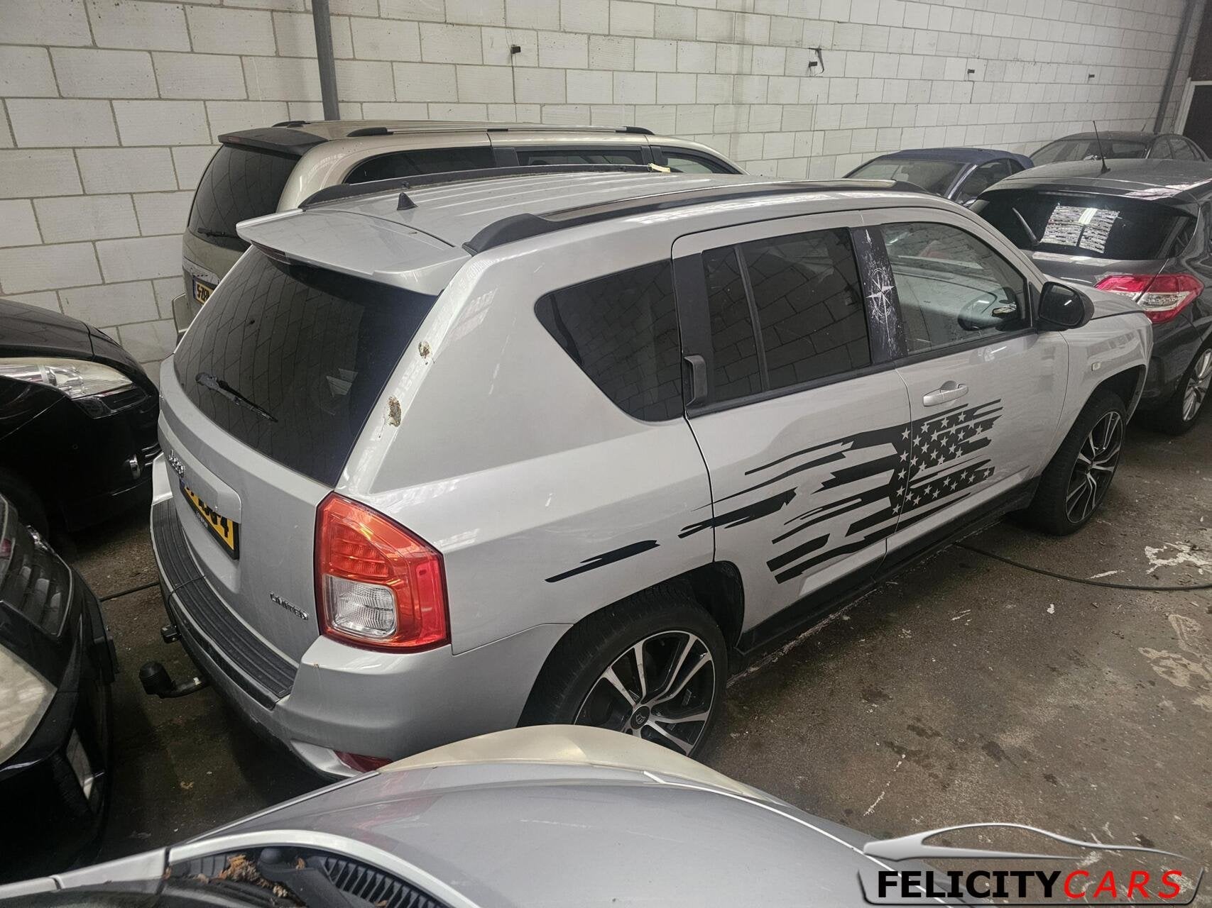 Jeep Compass 2.0 Limited camera leer led srt navi, Auto's, Jeep, 450 kg, Handgeschakeld, Stoelverwarming, SUV of Terreinwagen