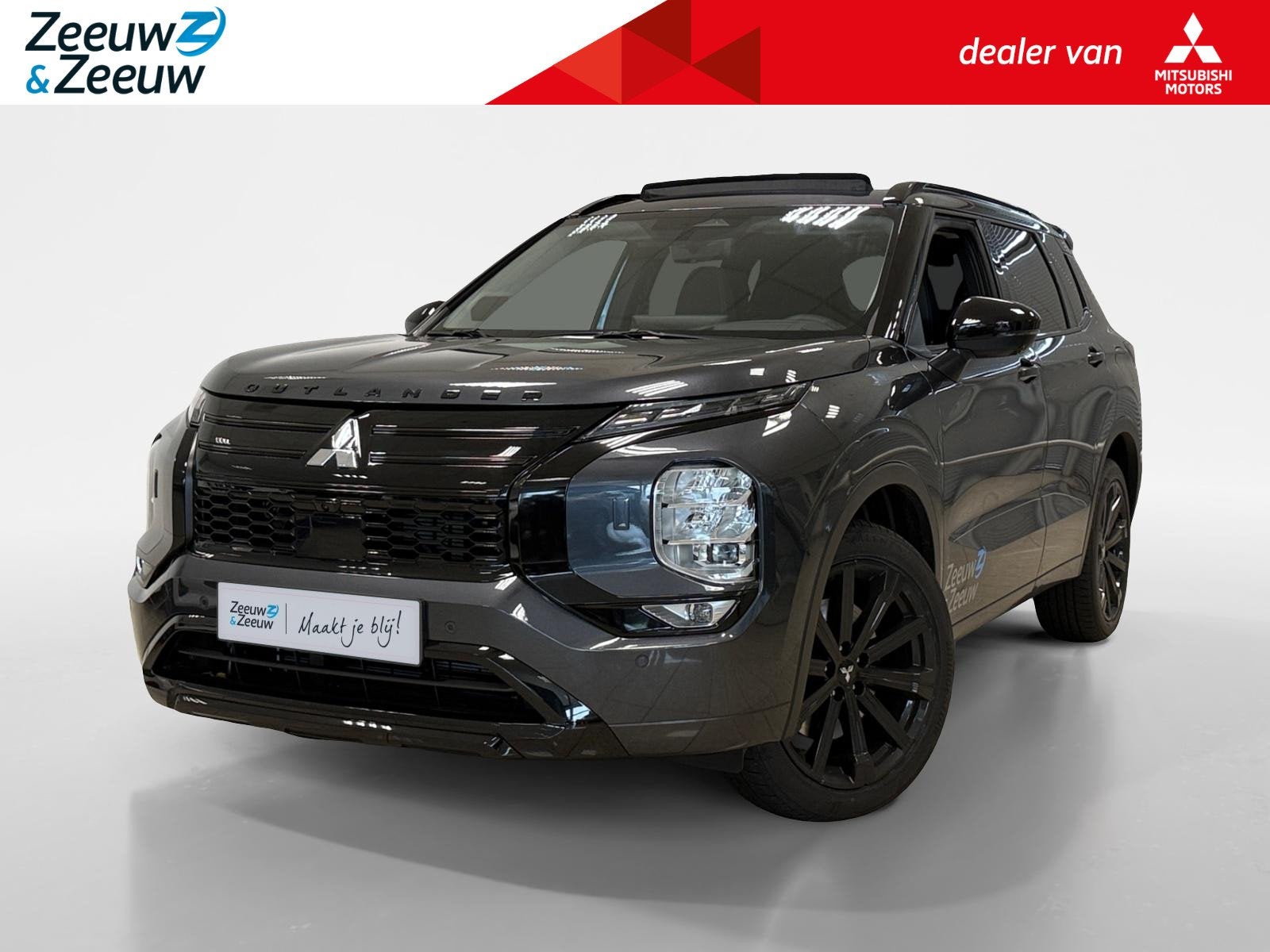 Mitsubishi Outlander 2.4 PHEV | BLACKLINE | 20'' BLACK | PAN, Automaat, 2095 kg, Outlander, Euro 6
