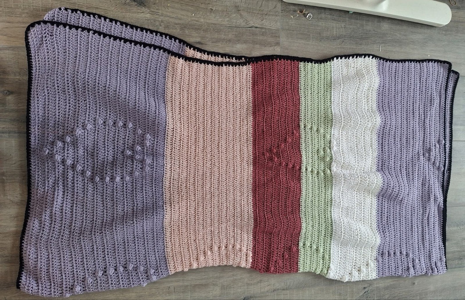 Gehaakte deken/sprei - 175x175 cm - Meerkleurig, Katoen, Nieuw, Ophalen of Verzenden, Deken of Dekbed