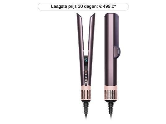 Dyson airstrait jasper plum met doos, Ophalen, Zo goed als nieuw, Krultang of Stijltang