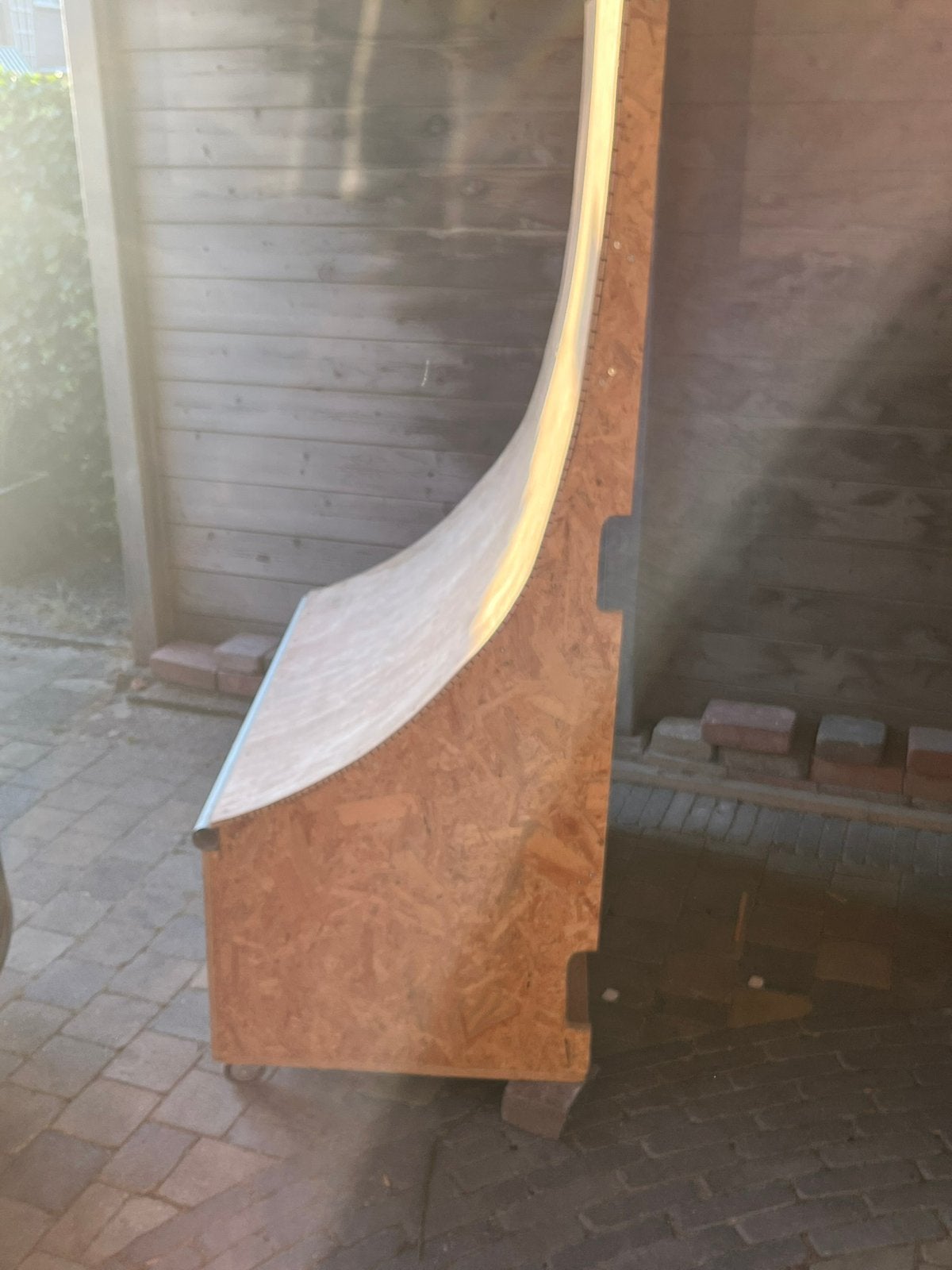 Mini skate of skeeler ramp, Ophalen