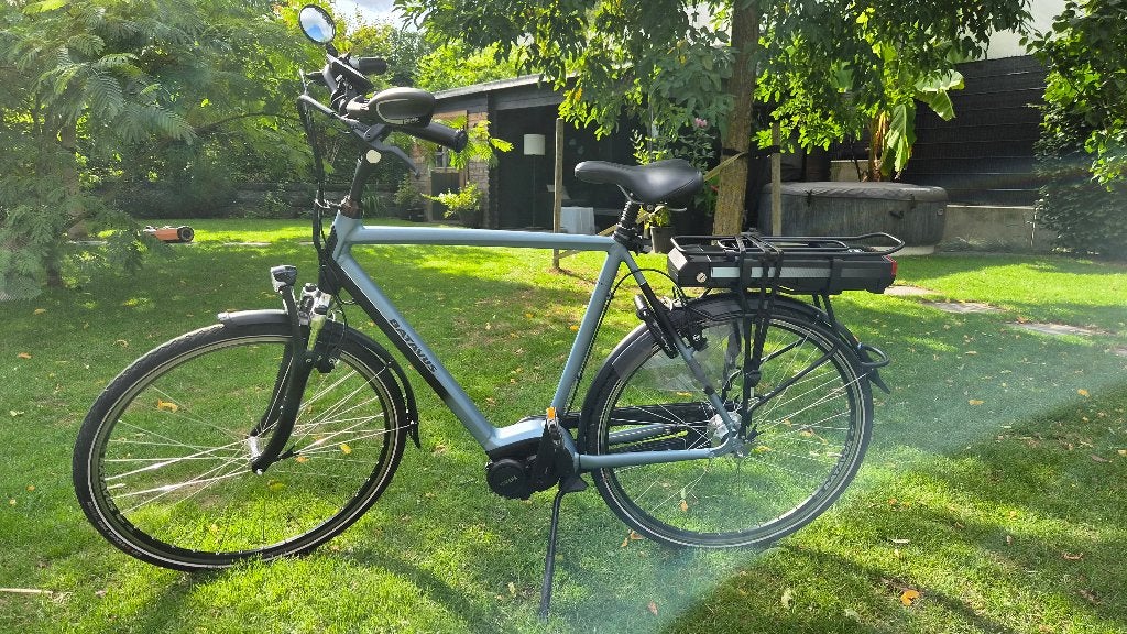 ZGAN Batavus Stream N7 E-bike 500Wh, 825km, Yamaha 80Nm 61cm, Ophalen, Velgrem, Versnellingen, Batavus