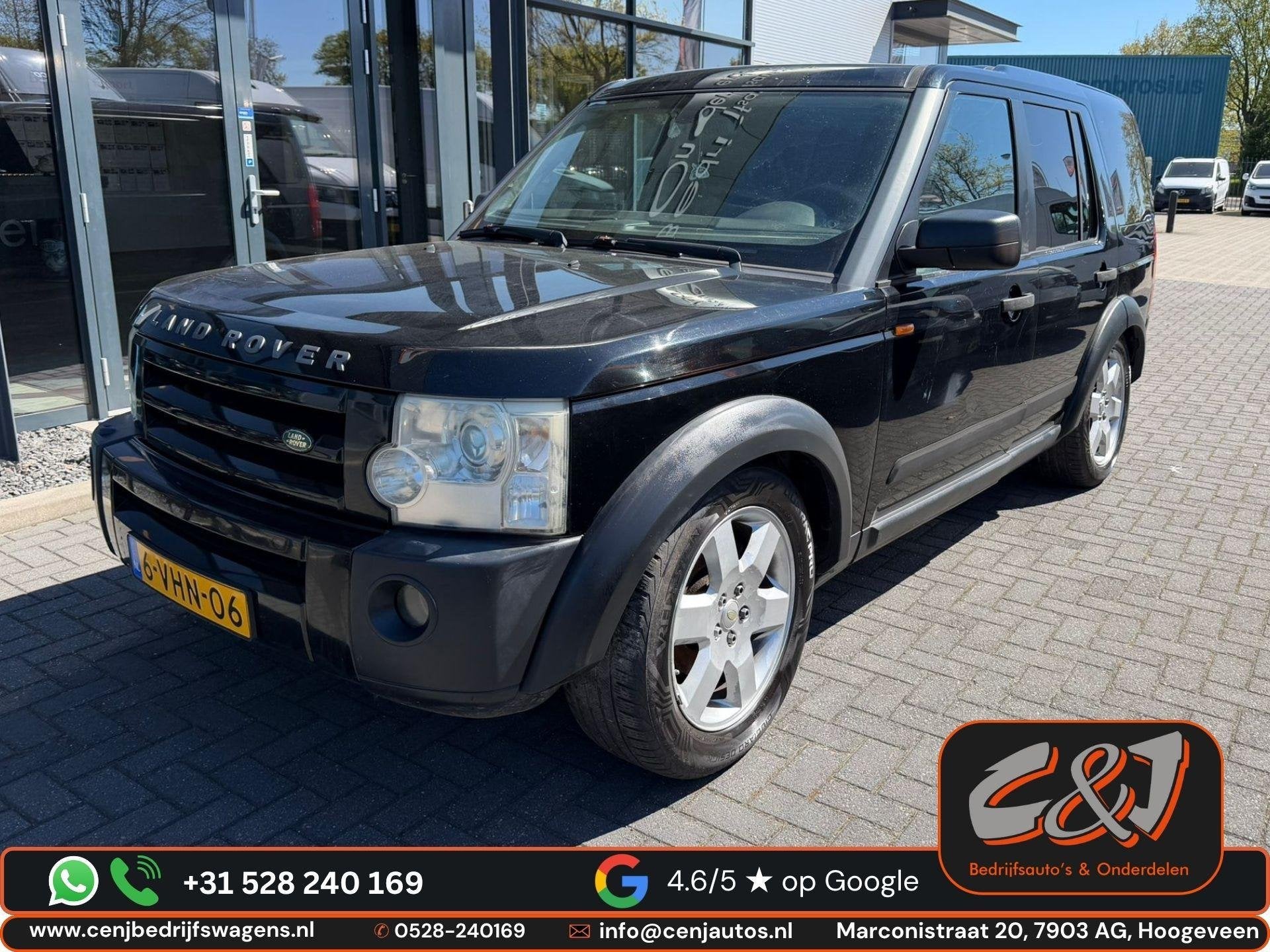 Land Rover Discovery 2.7 TdV6 SE motorschade, airco, cruise,, Zwart, Crcnl@jaguarlandrover.com, 2720 cc, SUV of Terreinwagen