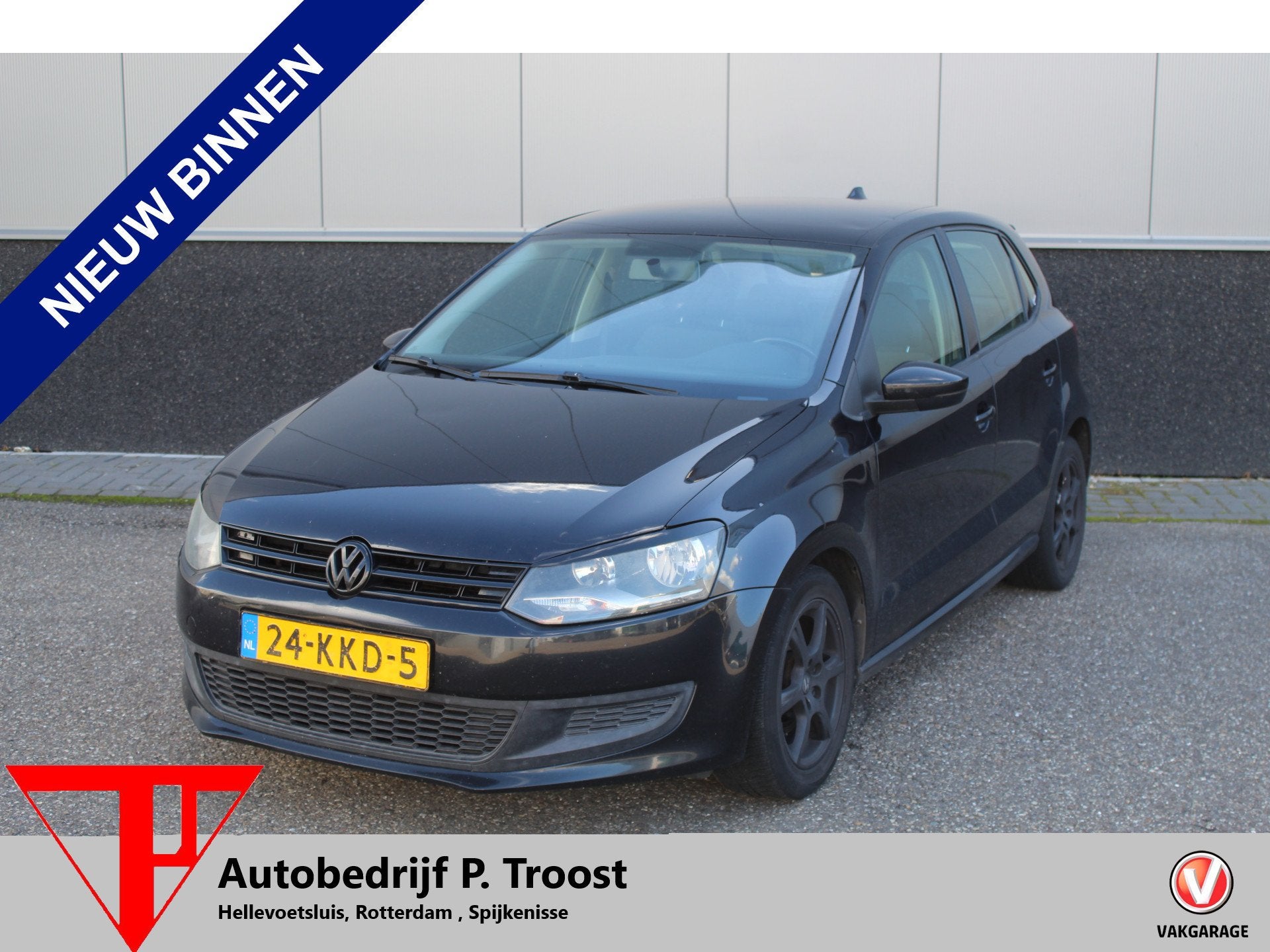 Volkswagen Polo 1.2 TSI Comfortline *Meeneemprijs*Navigatie/, Voorwielaandrijving, Euro 5, Stof, Zwart