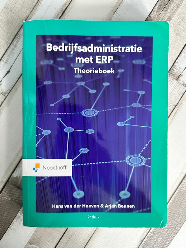 Bedrijfsadministratie met ERP Theorieboek, Ophalen of Verzenden, Gamma, Zo goed als nieuw, HBO