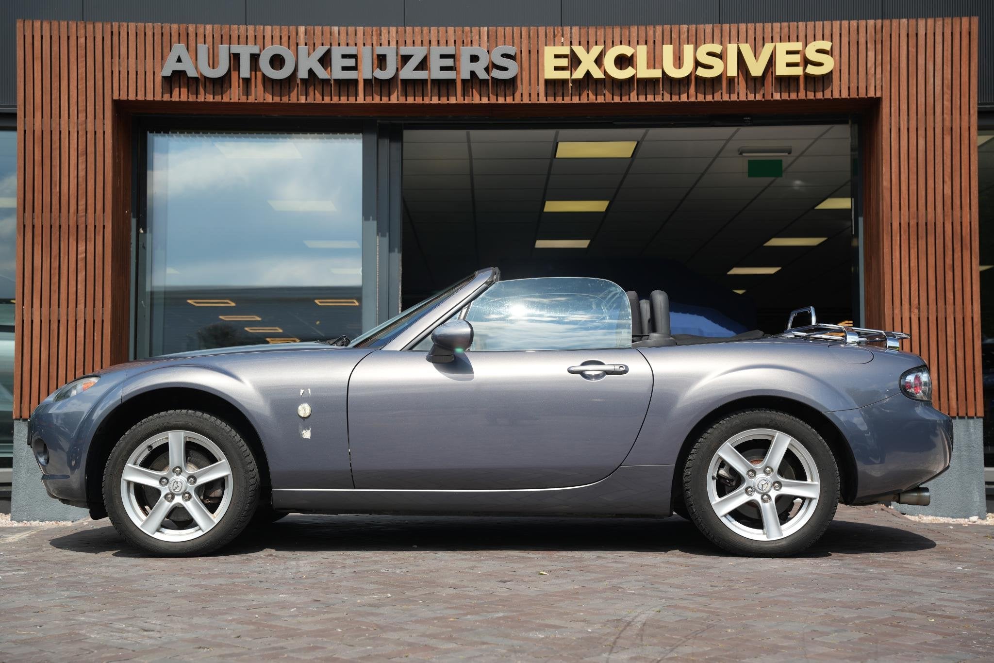 Mazda MX-5 1.8 Exclusive Airco Elektrische Ramen, Gebruikt, Zwart, 4 cilinders, Cabriolet