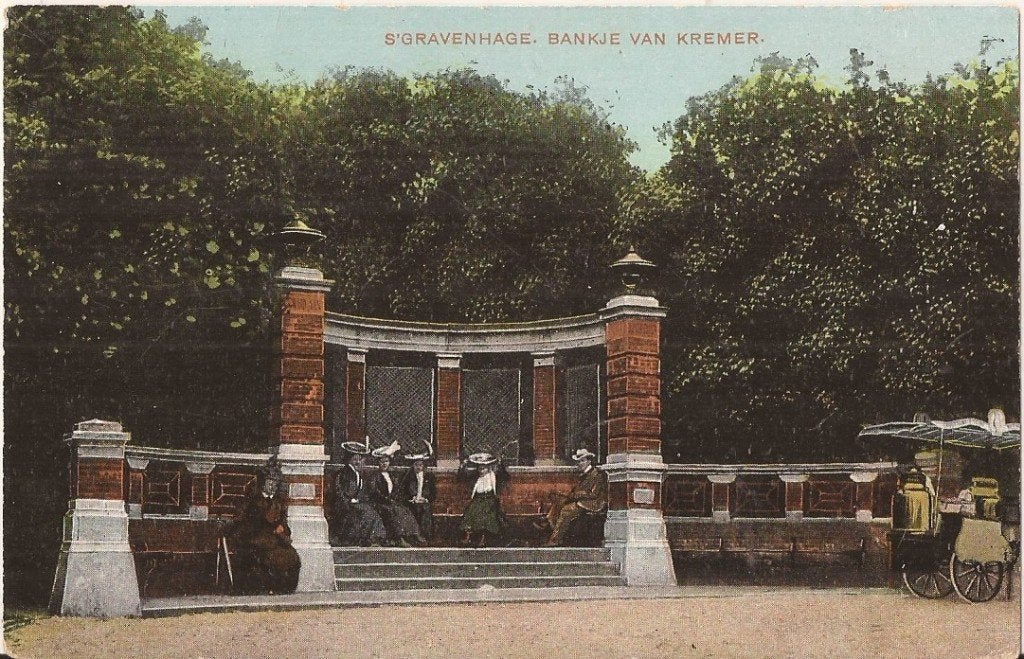 S'Gravenhage Bankje van Kremer ca. 1910 Uitg. J.H. Schaefer, Ophalen of Verzenden, Voor 1920, Ongelopen, Zuid-Holland