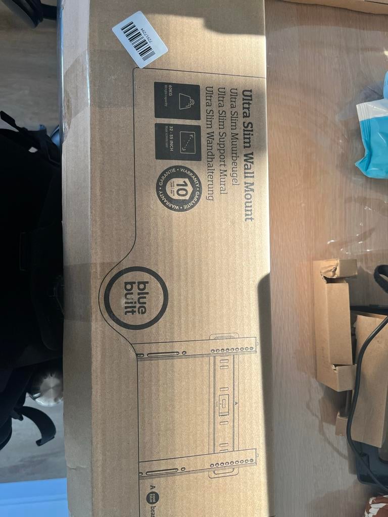 BlueBuilt Ultra Slim Muurbeugel 32" - 55", Ophalen of Verzenden, Nieuw