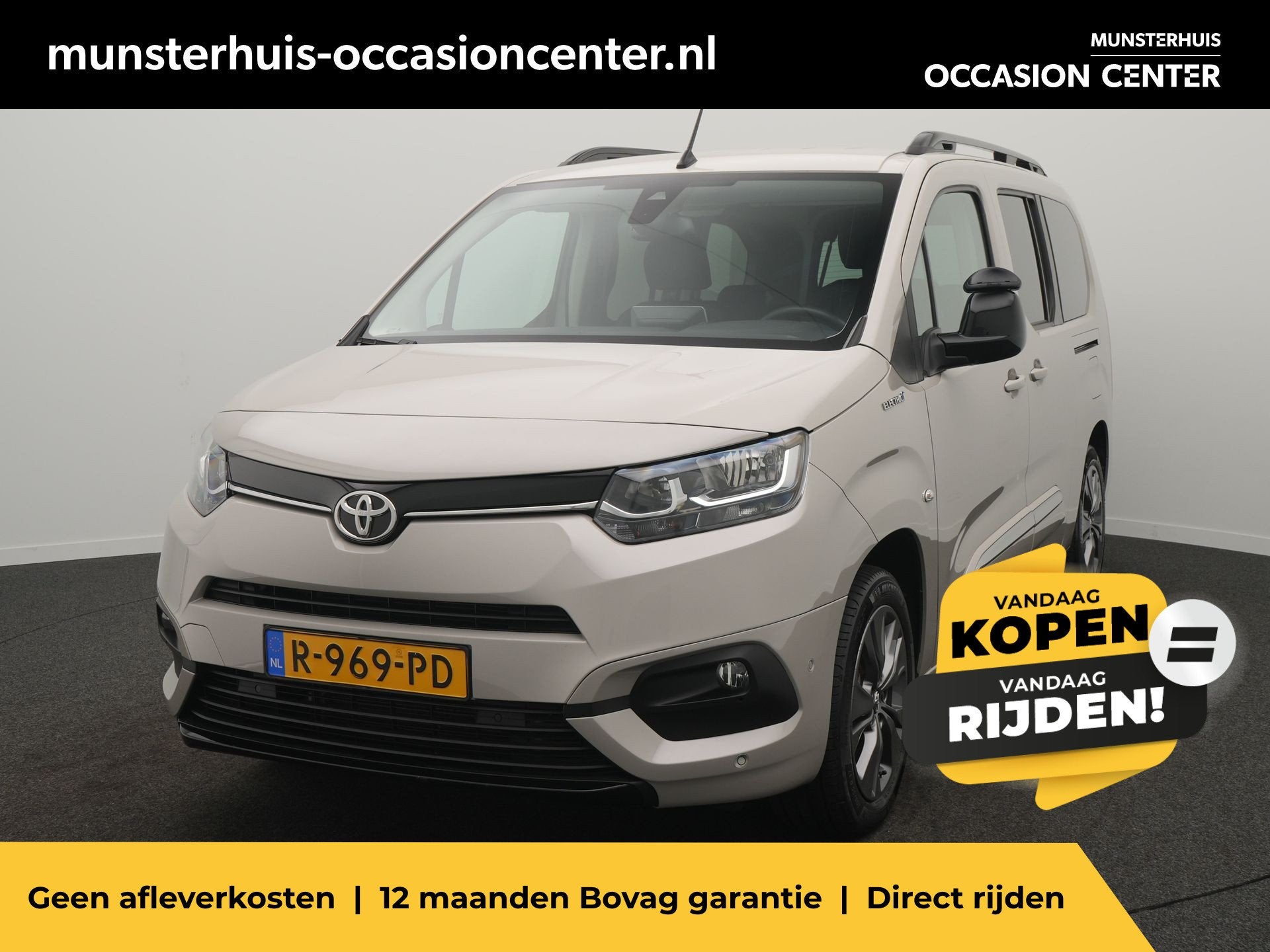 Toyota PROACE CITY Verso Electric Dynamic Long 50 kWh - Voll, Auto's, 12 maanden, 136 pk, Gebruikt, Overige carrosserieën