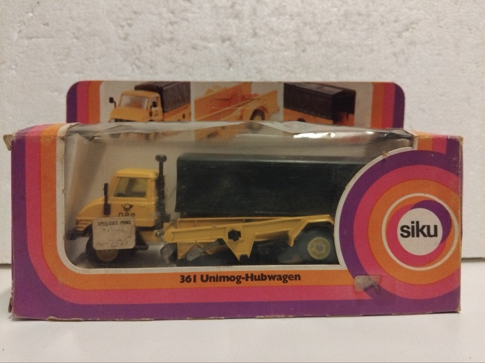 Vintage Siku 361 Mercedes Unimog Hubwagen boxed, Ophalen of Verzenden, Zo goed als nieuw, Bus of Vrachtwagen, SIKU