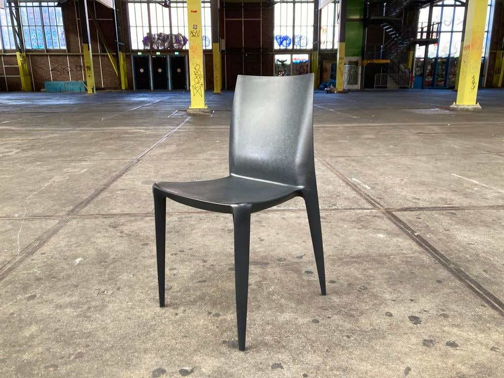 3x Heller stoelen – Bellini design – zwart, Ophalen, Gebruikt, Zwart, Kunststof