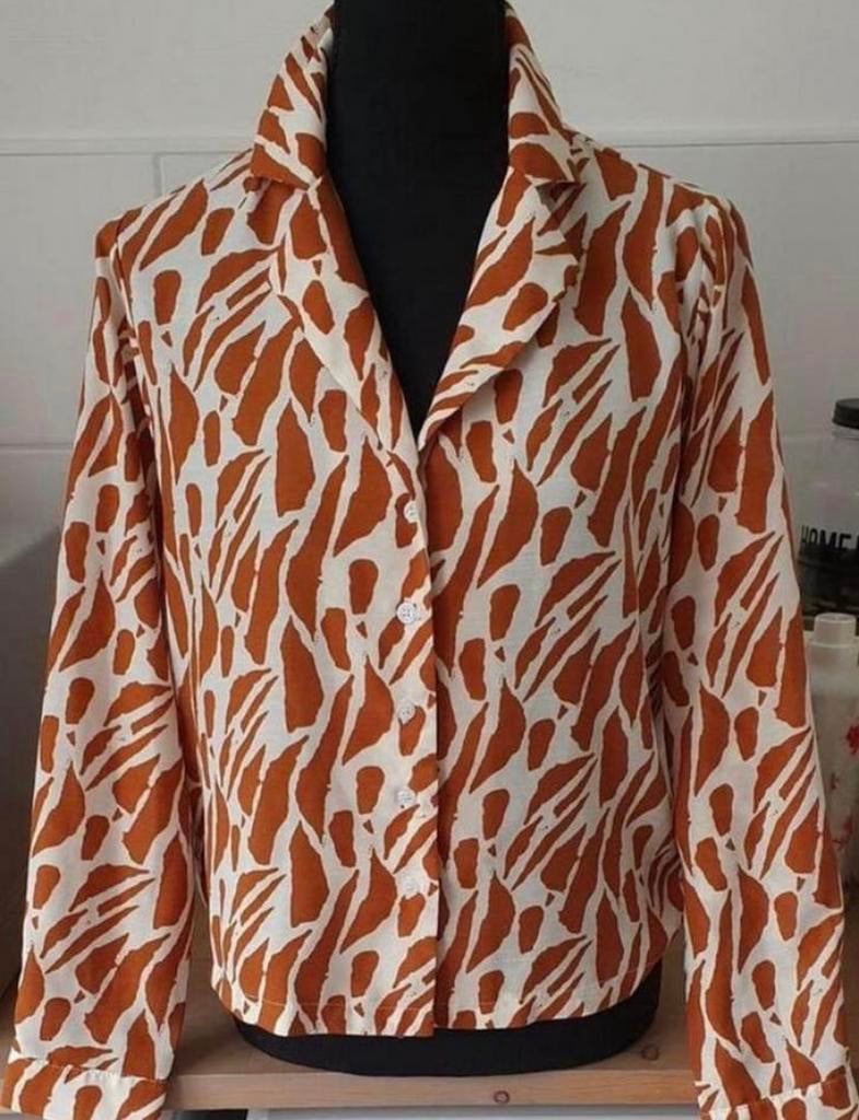 Super mooie blouse van GUTS&GUSTO..mt:s, B, Bruin, Ophalen of Verzenden, C