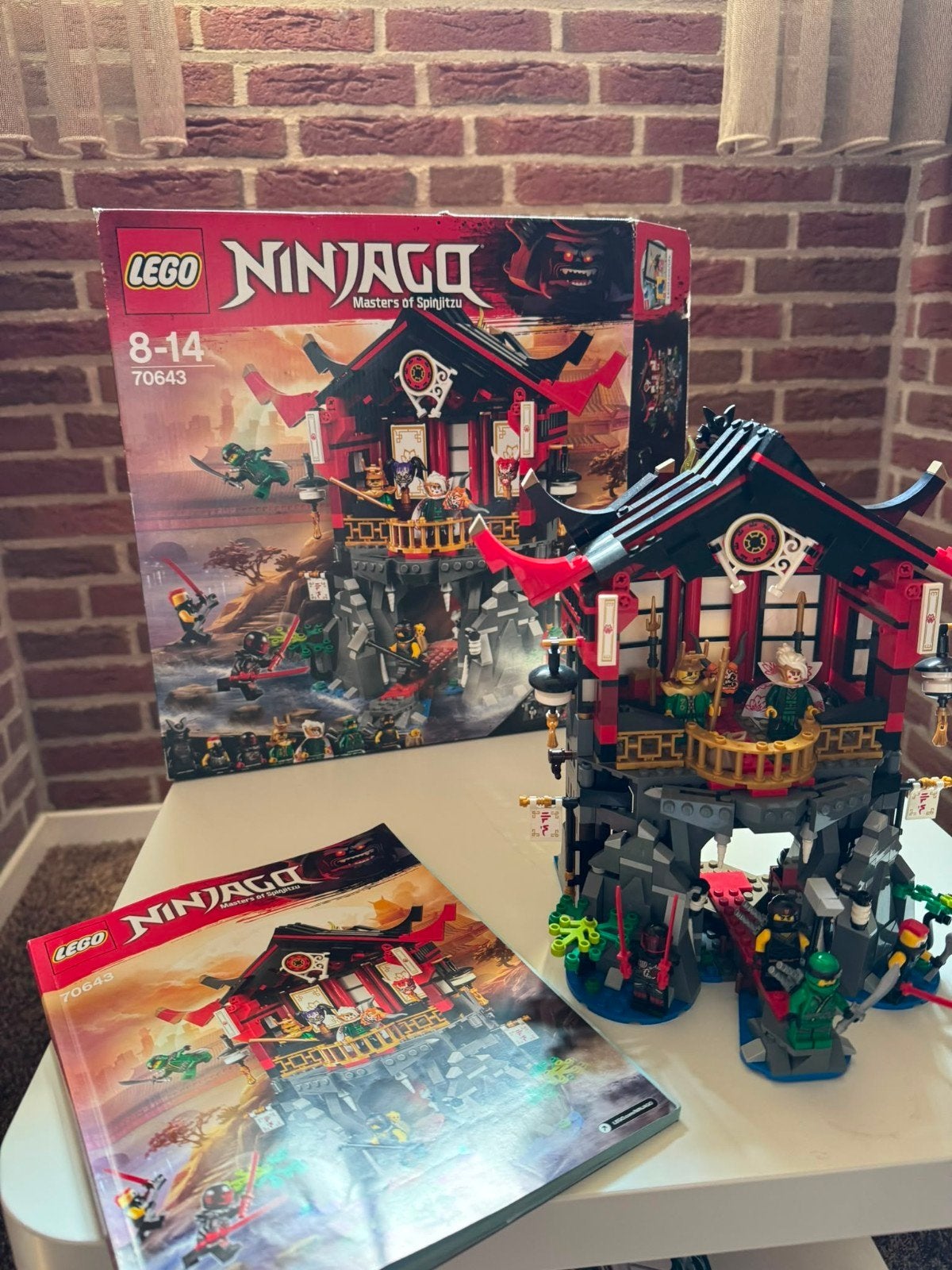 Lego ninjago 70643 - Tempel van de opstand, Ophalen, Lego, Zo goed als nieuw, Compleet