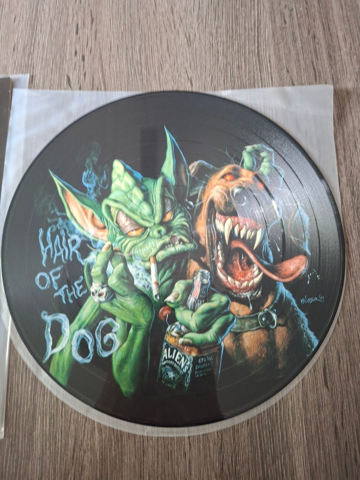 Tankard- Hair of the dog. picture disc lp, Ophalen of Verzenden, Zo goed als nieuw, 12 inch