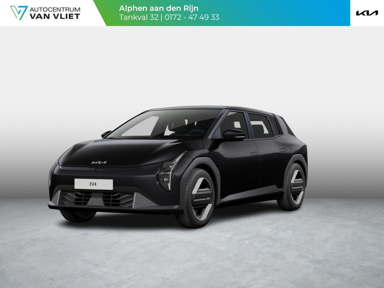 Kia EV4 Air 58.3 kWh | In Bestelling! | Clima. | Navi. | Ada, Auto's, Stof, Zwart, 360 min, Nieuw