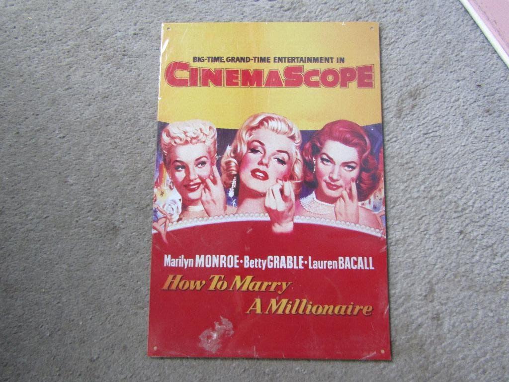 Emaille reclamebord: Cinemascope GESEALD, Antiek en Kunst, Ophalen of Verzenden