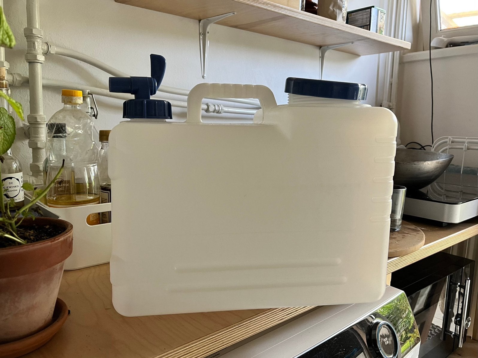 Relaxdays water jerrycan - 15L - PBA vrij, Ophalen, Gebruikt