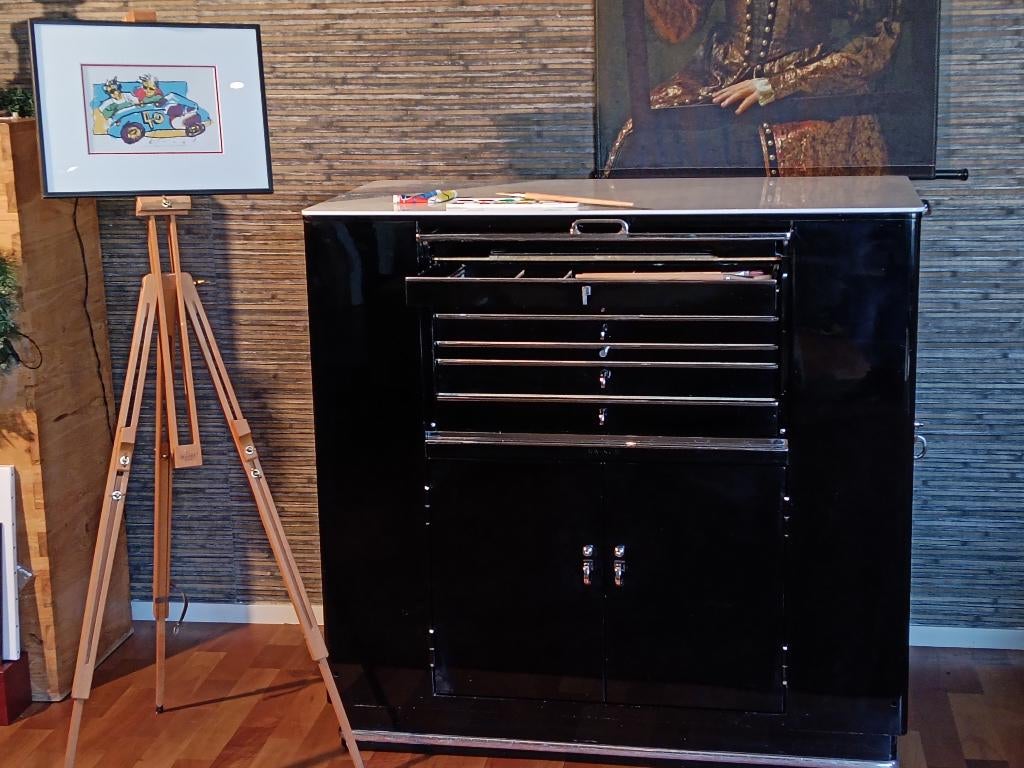 VINTAGE  TANDARTSKAST  BAISCH, Ophalen of Verzenden