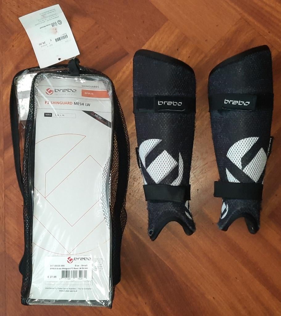 Brabo F3 shinguard mesh LW scheenbeschermers hockey maat S, Sport en Fitness, Hockey, Ophalen of Verzenden, Gebruikt, Overige typen