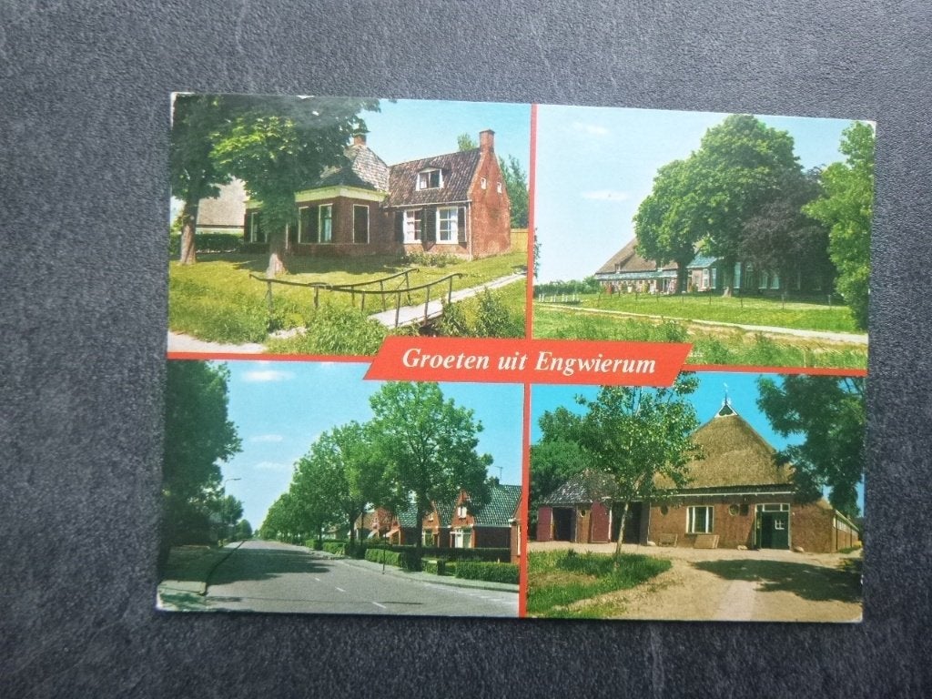 Engwierum, groeten uit, Verzenden, 1980 tot heden, Gelopen, Noord-Brabant