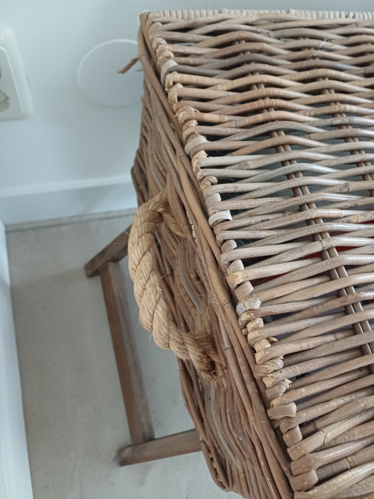 Riviera Maison mand, Huis en Inrichting, Ophalen, Met handvat, Gebruikt, Natuurlijk materiaal