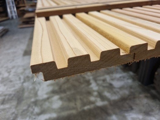 1.87 m2 triple rhombus profiel / Red Cedar - nr: RC109, Tuin en Terras, Palen, Balken en Planken, Ophalen, Nieuw, 180 tot 250 cm
