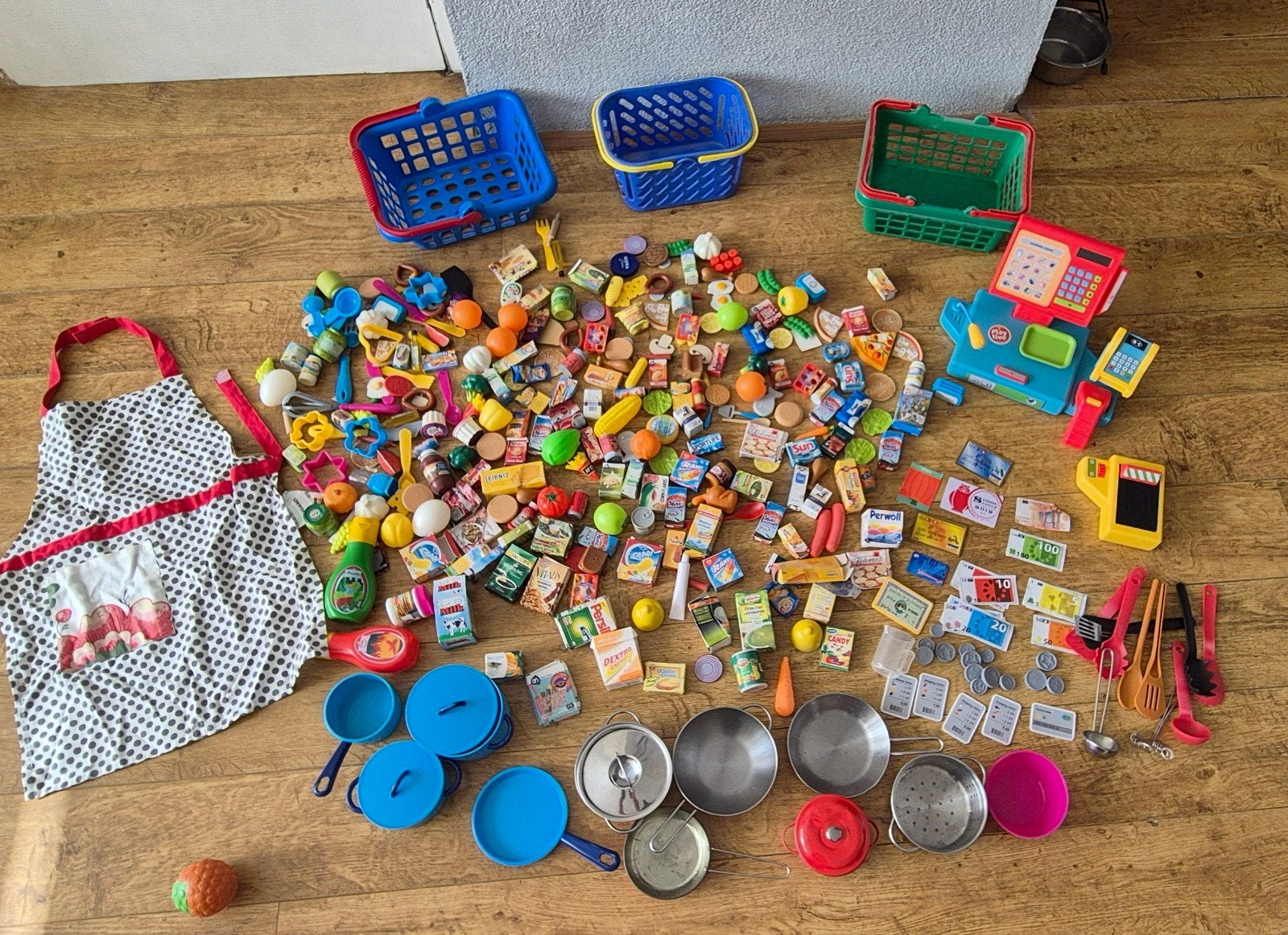 Grote speelgoed supermarkt set met accessoires, Kinderen en Baby's, Ophalen of Verzenden, Gebruikt, Jongen of Meisje