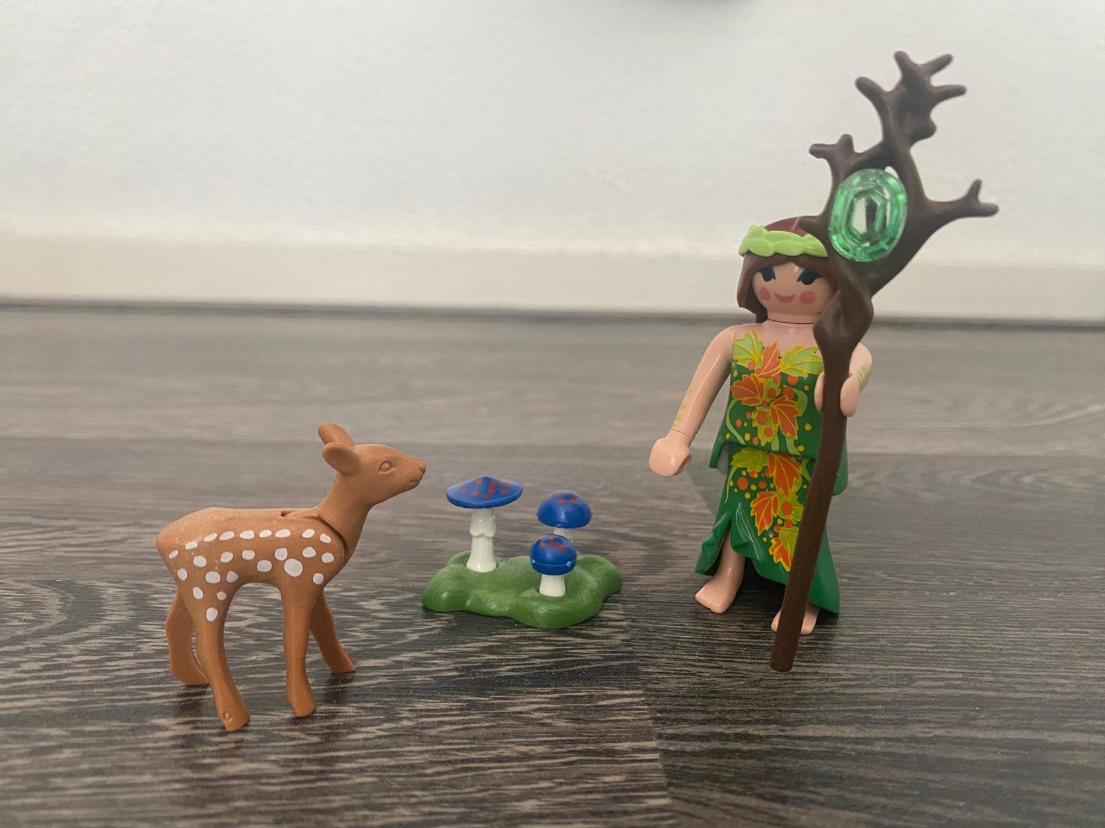 Playmobil nimf en hertenkalf 70059, Kinderen en Baby's, Ophalen of Verzenden, Zo goed als nieuw