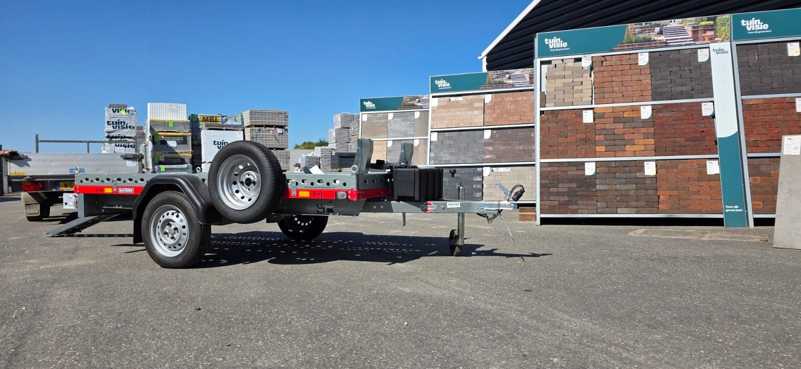 Stema Motoraanhanger voor 2 motoren - Nieuw met accessoires, Auto diversen, Ophalen, Nieuw