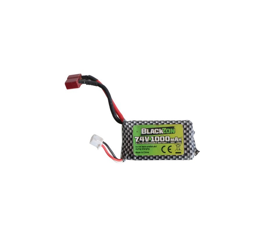 Blackzon 7.4v 1000mah rc accu, Ophalen of Verzenden, Gebruikt, Overige schalen, Onderdeel