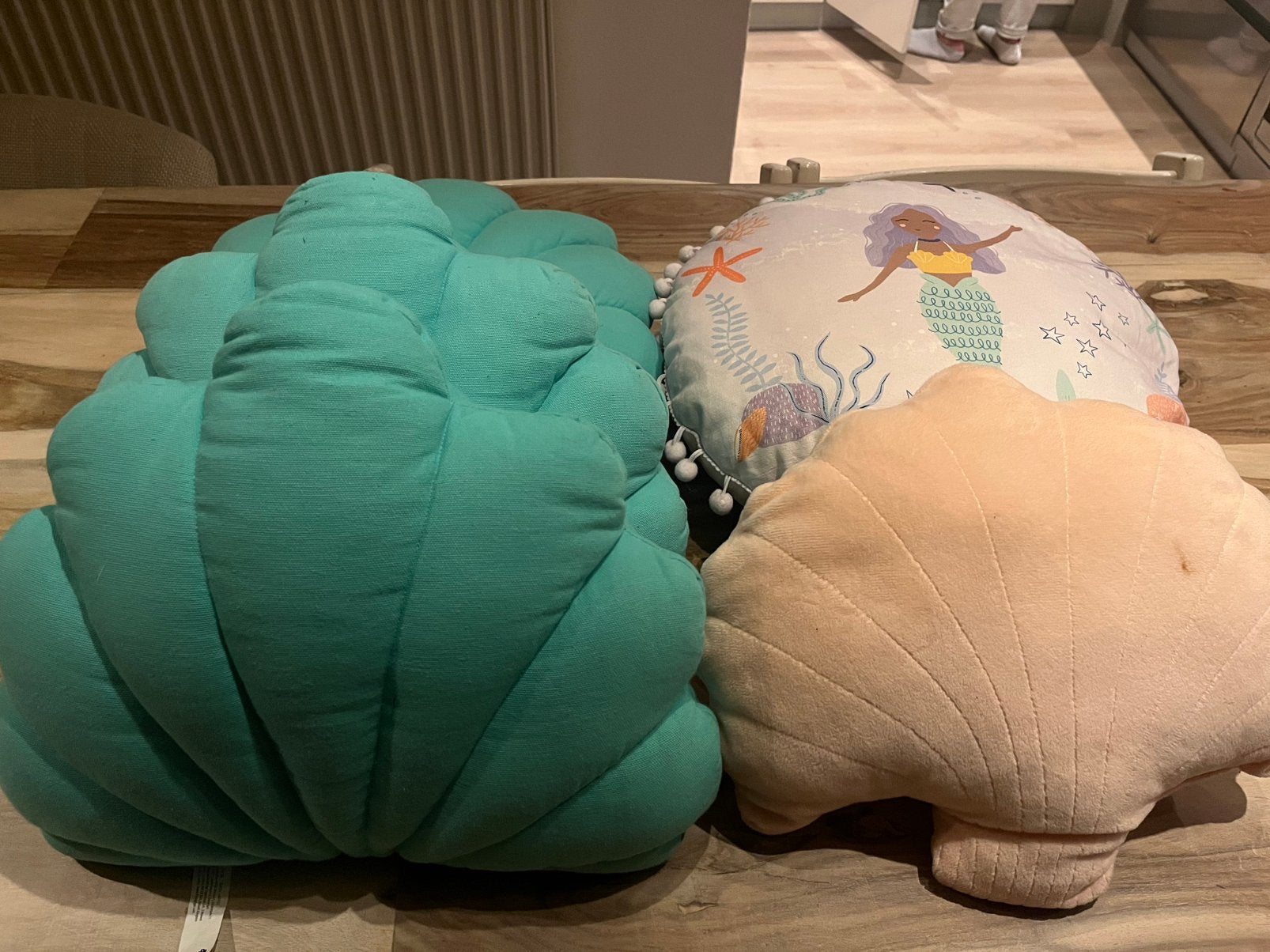 Zeemeermin kamer accssoires, Meerkleurig, Ophalen, Zo goed als nieuw, Kleed of Kussen