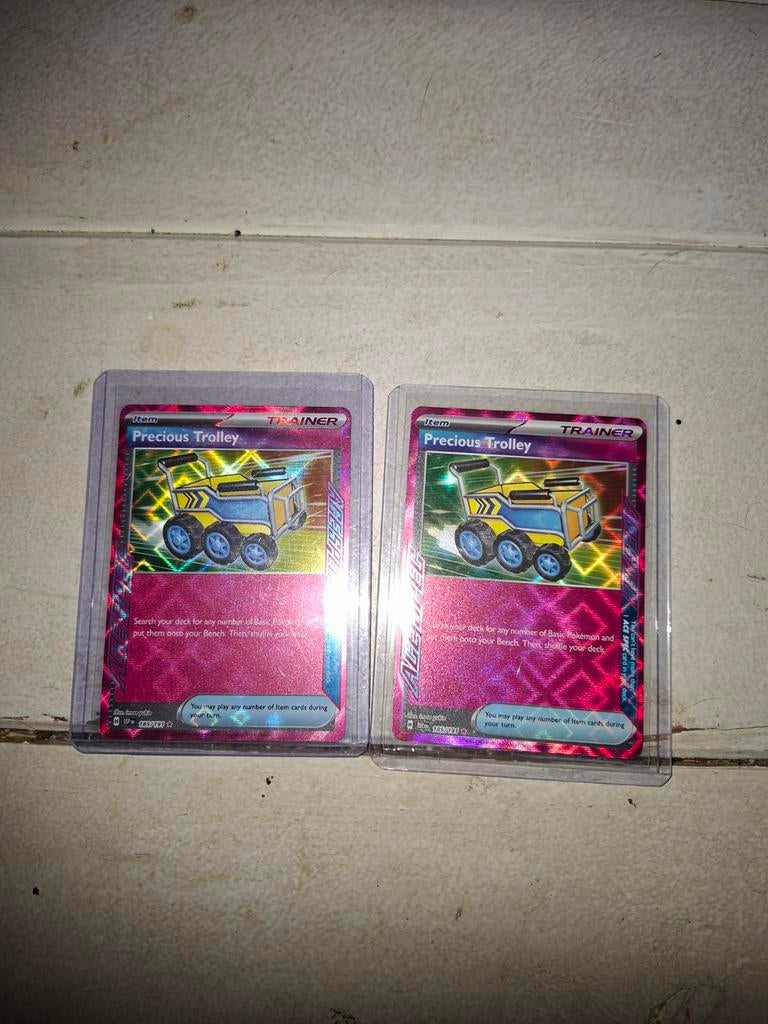 Precious Trolley 185/191 Pokémon Kaart - Trainer Item, Ophalen of Verzenden, Zo goed als nieuw, Losse kaart, Foil