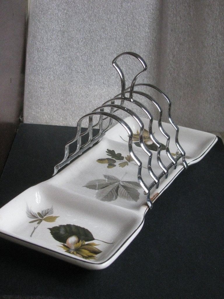 Vintage Toastrek op Schaal - Eikenblad - 26 cm, Verzenden