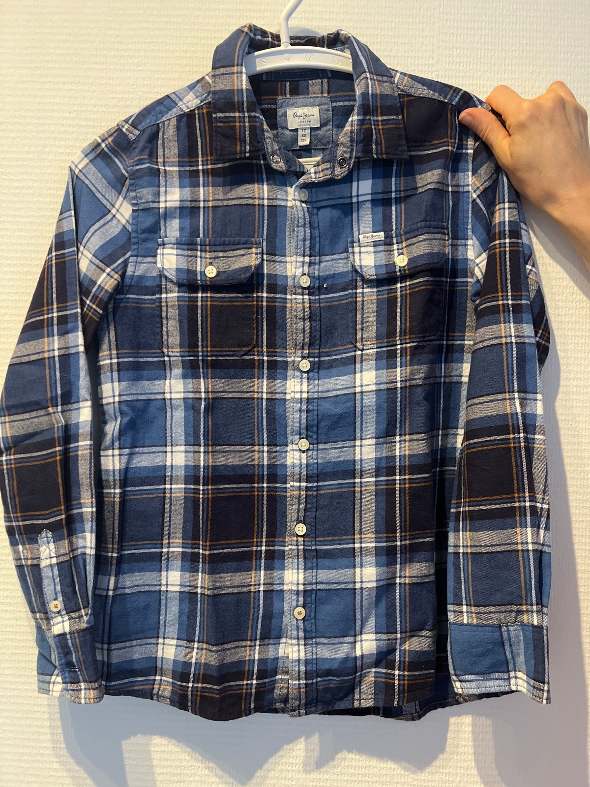 Pepe Jeans geruit overhemd maat 152 (12 jaar), Ophalen of Verzenden, Zo goed als nieuw, Jongen