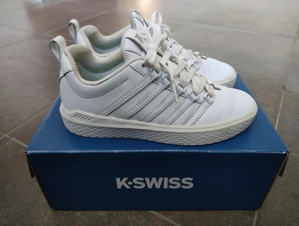 K-swiss - Sneakers schoenen wit - mt 35,5, Gebruikt, Verzenden, Jongen of Meisje, Schoenen