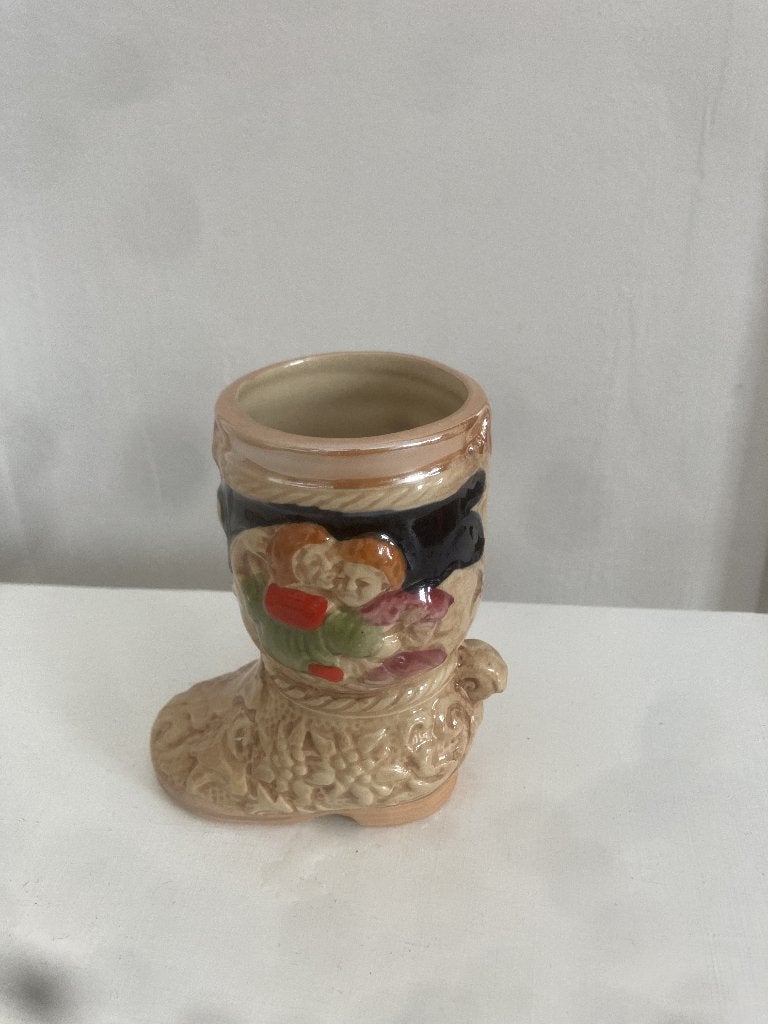 Vintage porseleinen laarsje, een Duitse souvenir-bierpul, Verzamelen, Ophalen of Verzenden, Zo goed als nieuw, Overige typen